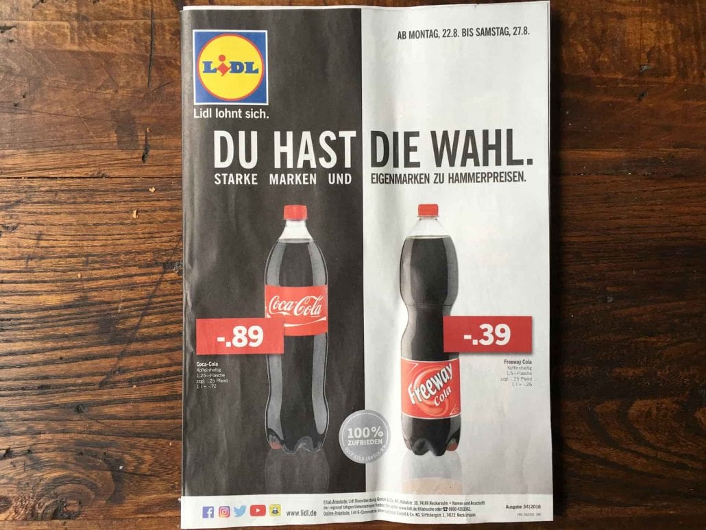 Vergleichende Werbung Mit Handelsmarken Gute Idee