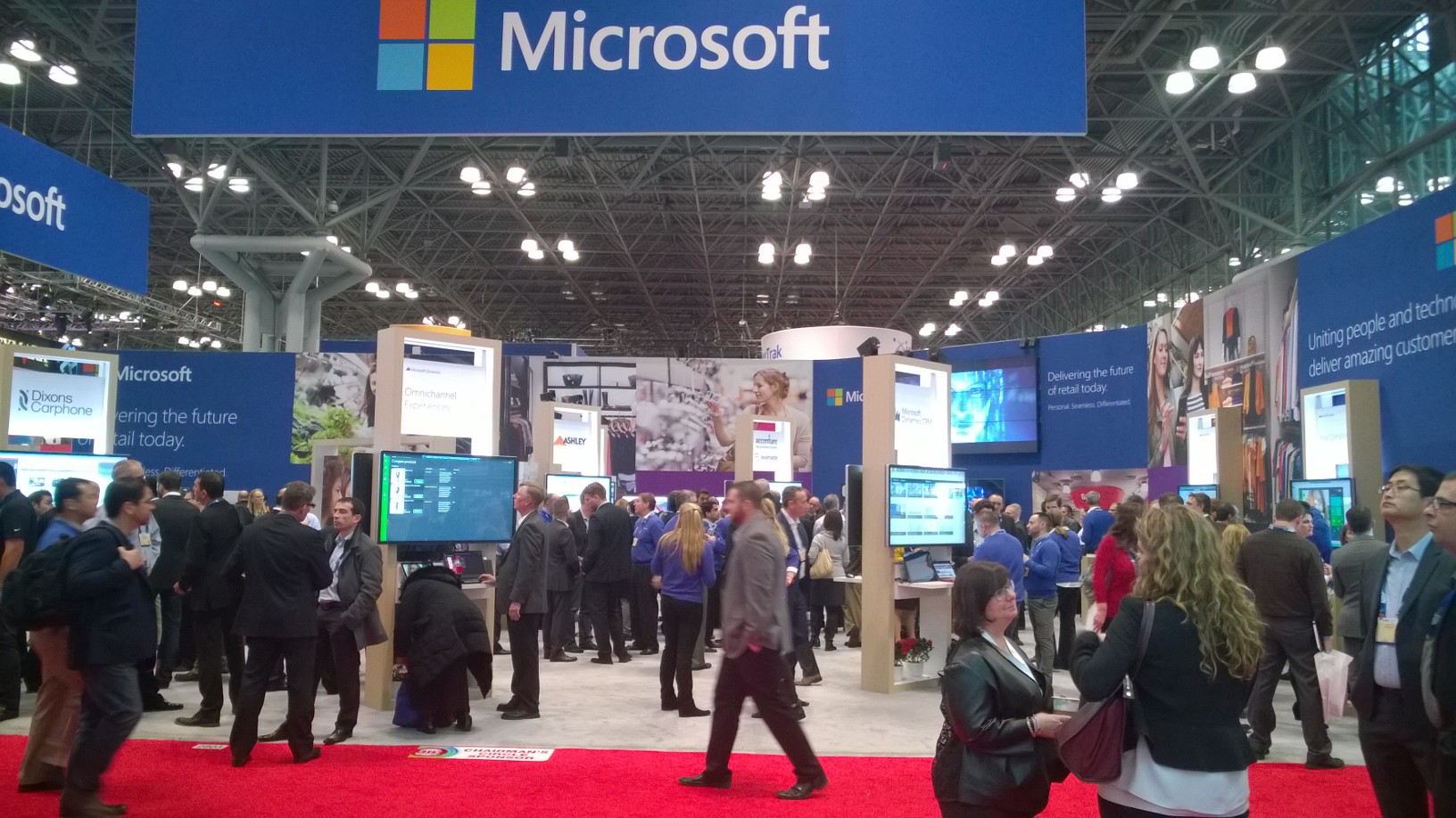 Microsoft auf der NRF 2018 in New York Instore Innovation included